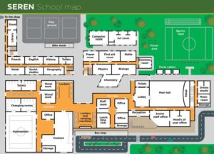Sample school map for SEREN activity